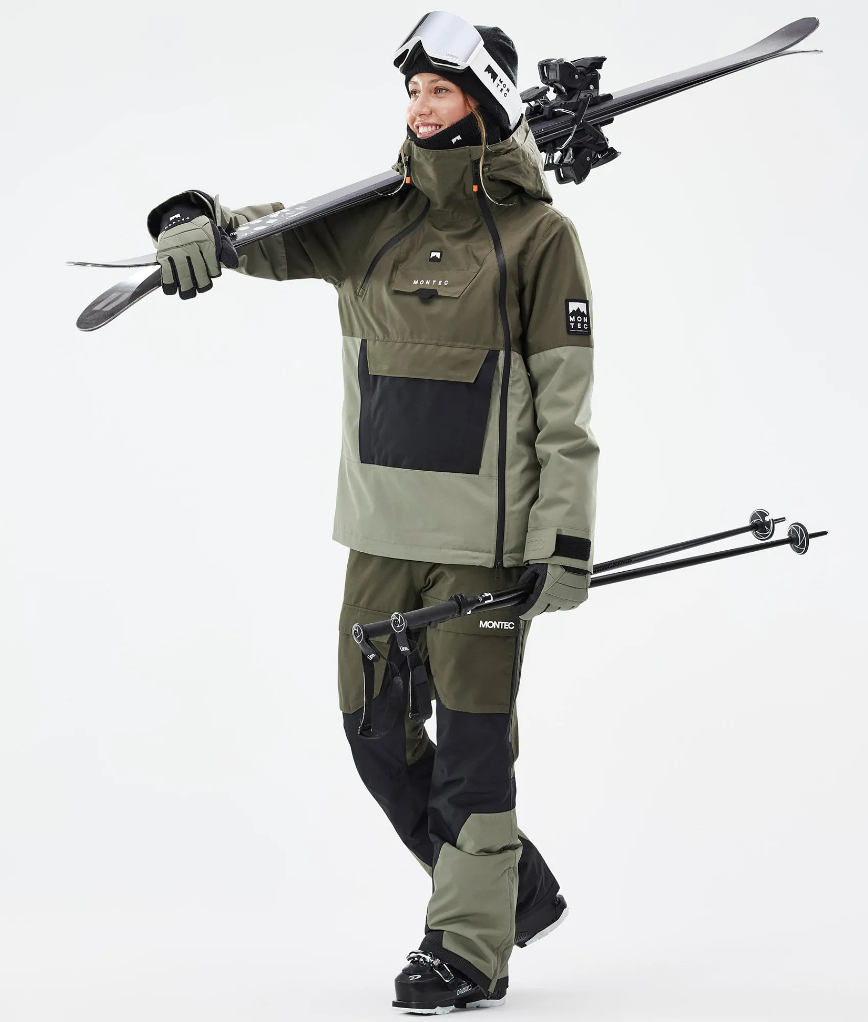 MONTEC Doom W OliveGreen/Black/Greenish New
