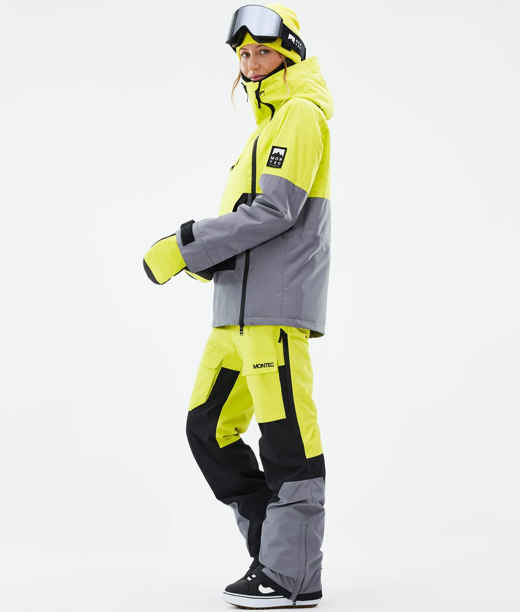 MONTEC Doom W BrightYellow/Black/LightPearl Fashion